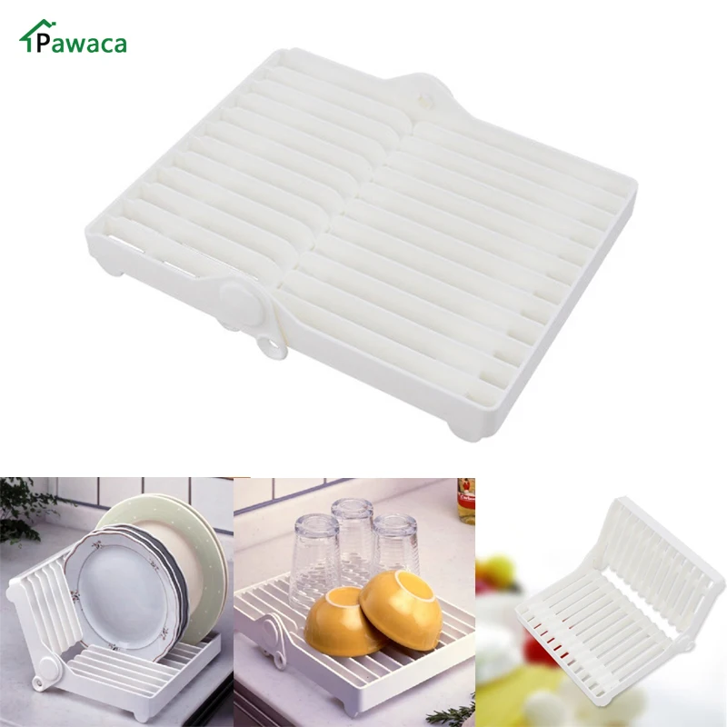 Creative Utensil Rest Dish Rack Brand New Foldable Kitchen White