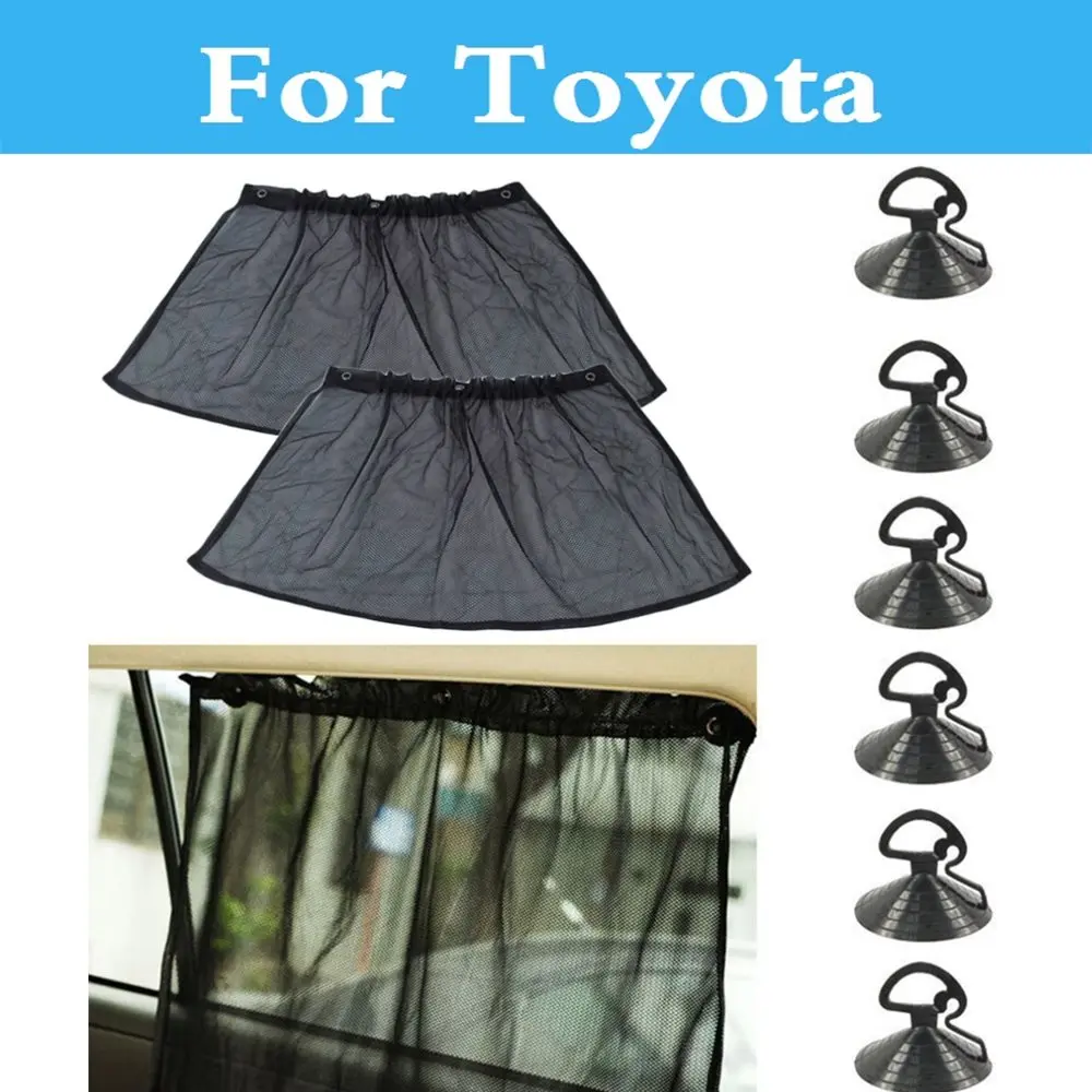 Car Curtain Sun Uv Protection Mesh Fabric/Suction Cup/Windows For Toyota Verossa Vios Vitz WiLL Cypha Windom Yaris Highlander Car Curtain Sun Uv Protection Mesh Fabric/Suction Cup/Windows For Toyota Verossa Vios Vitz WiLL Cypha Windom Yaris Highlander