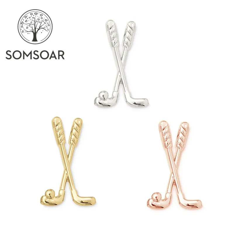 Somsoar Jewelry GOLF Slide Charms physical exercise fit 10mm Mesh Bracelet Leather Wrap accessories Making 10pcs/lot | Украшения и