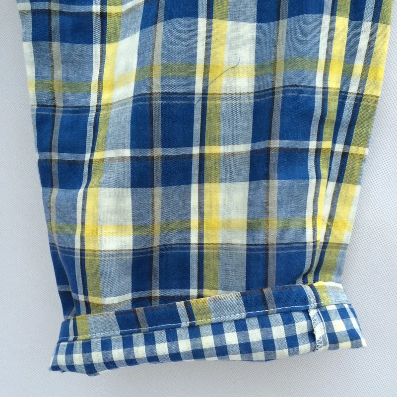 plaid lounge pijama pants for men