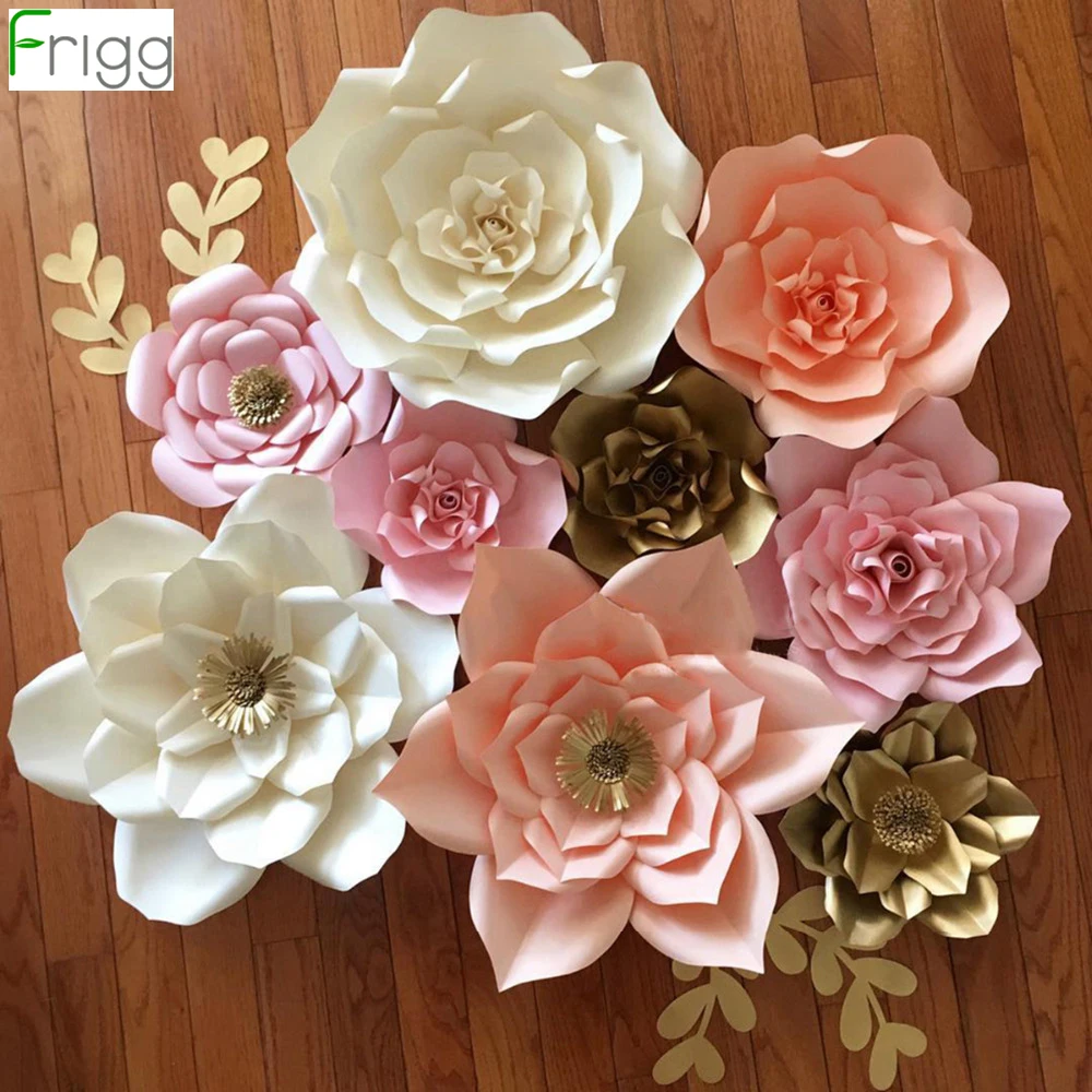 

FRIGG 20 30 40 cm Paper Flower Weeding Decoration for Weddings Rustic Wedding Decor Table Wedding Event Party Decor Baby Shower