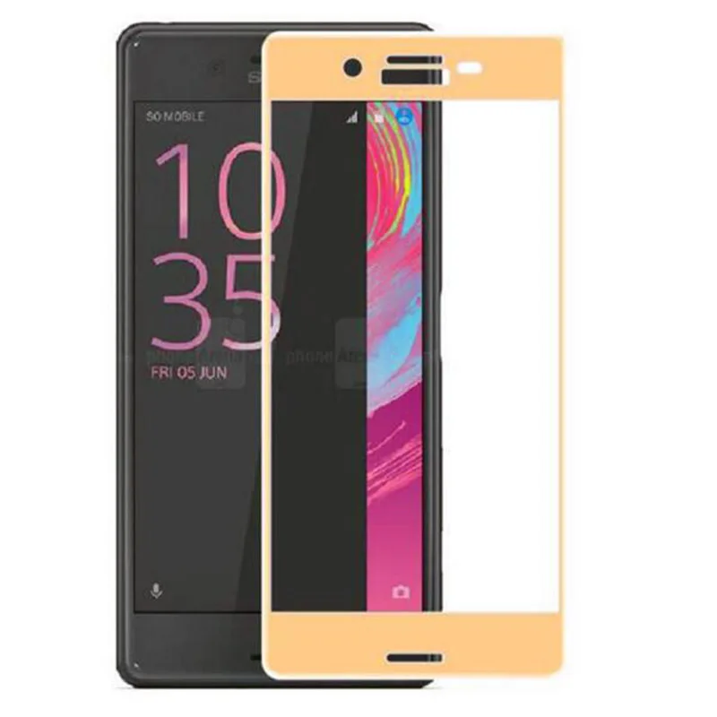 Закаленное стекло с полным покрытием для Sony XA1 Ultra G3112 G3116 защита двух Sim-карт