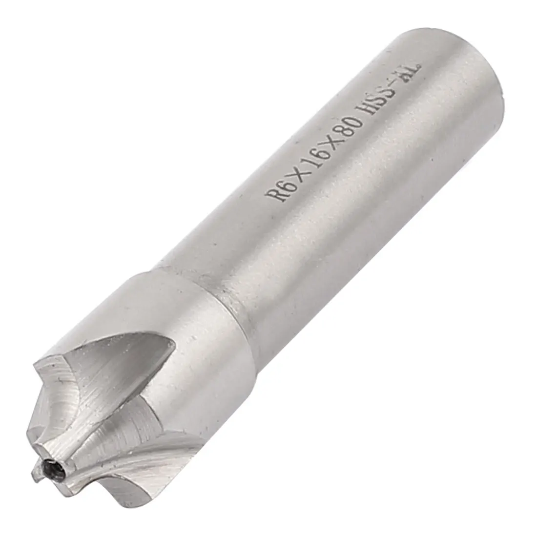 

R6 6Mm Radius 80Mm Long 4 Flutes Hss-Al Straight Shank Corner Rounding End Mill