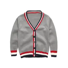 Детские свитера для мальчиков хлопковый кардиган для маленьких мальчиков, вязаные зимние свитера, кофта для малышей, Рождественские свитера для малышей, вязаный Топ