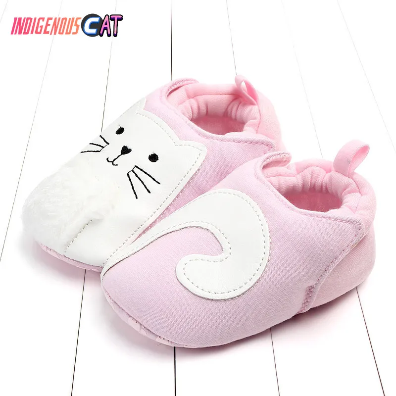 2019 Cute Baby Walking Shoes Infant Girls First Walkers Anti-slip Toddler Flats