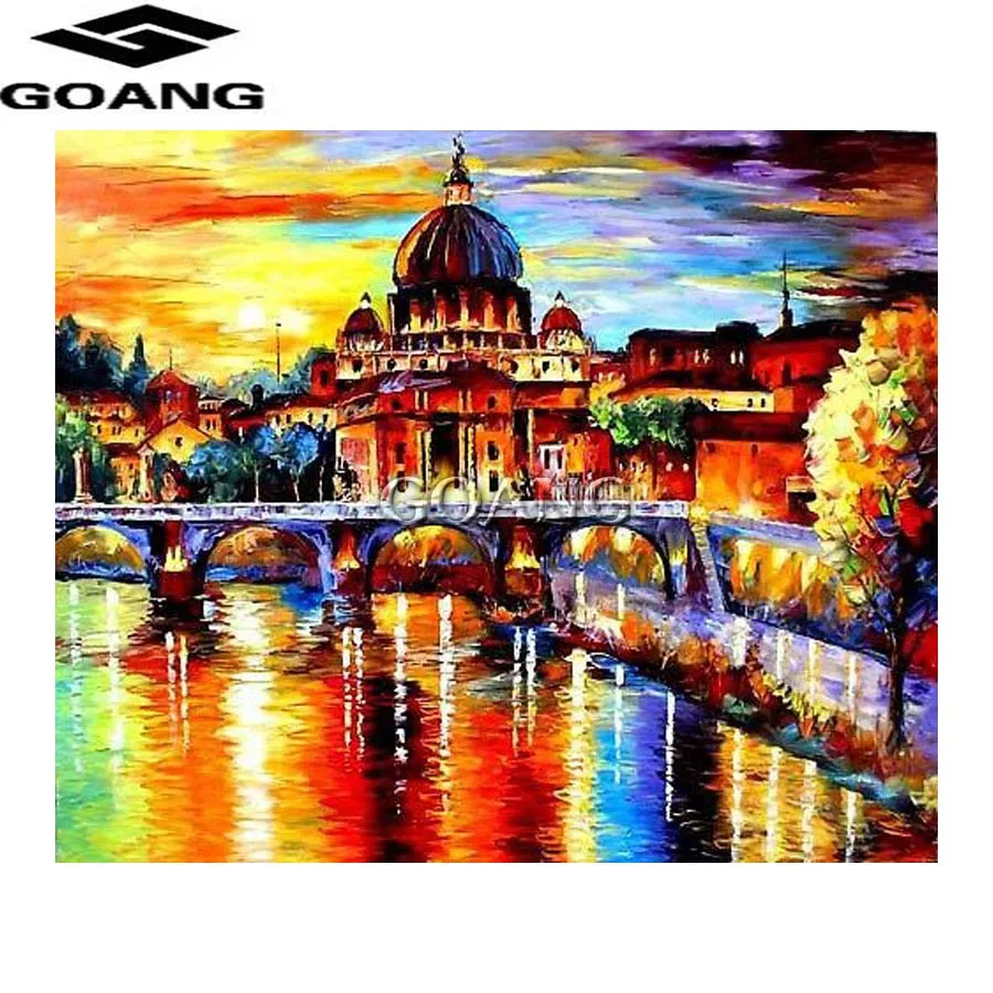 

diamond embroidery Full Square diamond mosaic 5d diy diamond painting landscape Cross Stitch kits rhinestones decorations