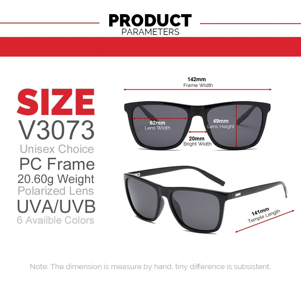 VIVIBEE Square Sunglasses Polarized for Men 2019 Trending Design UVA ...