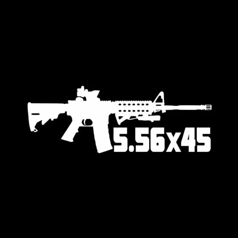 Искусственная задняя винтовка 14 см * 5 56x45|stickers on the wall|sticker packagingsticker wood |