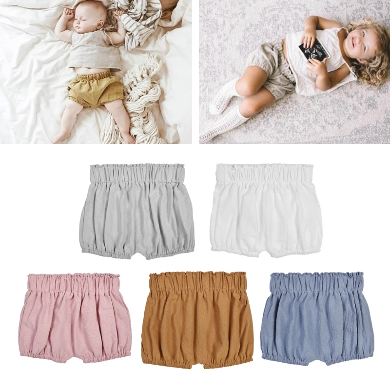 

Baby Boy Girls Cotton Shorts Infant Ruffle Bloomers Toddler Panties Comfortable Soft 2018 Spring & Summer Baby Bloomers