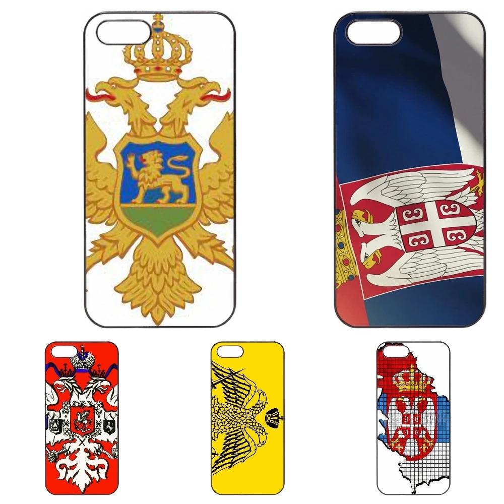Чехлы Для Apple iPhone 4 4S 5 5C SE 6 S 7 плюс 4.7 5.5 iPod Touch Республика Сербия Реалистичные Флаг |