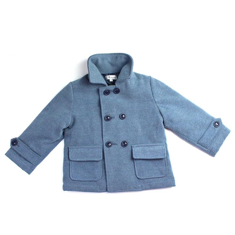 New 2016 Children Jacket Solid Woolen Kids Jacket Boys Coats and ...