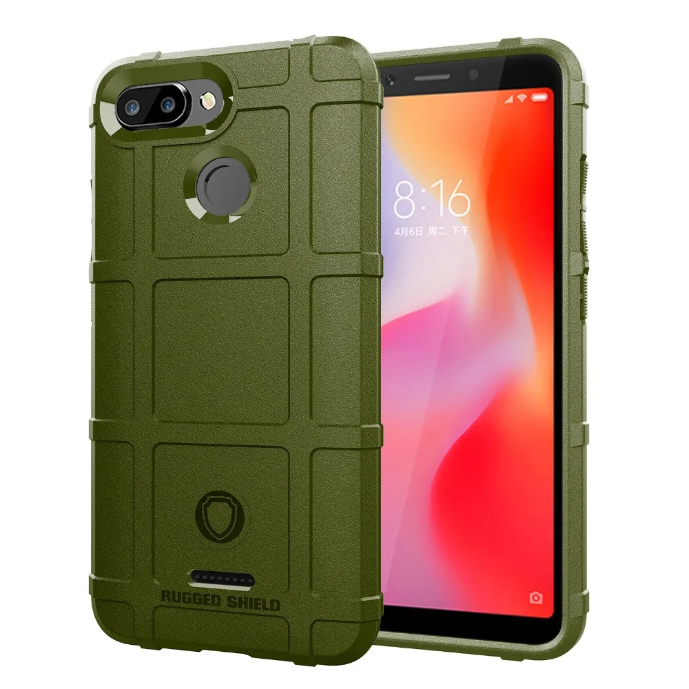 Силиконовый чехол для Xiaomi Redmi 6 6A Прочный противоударный чехол|Бамперы| |