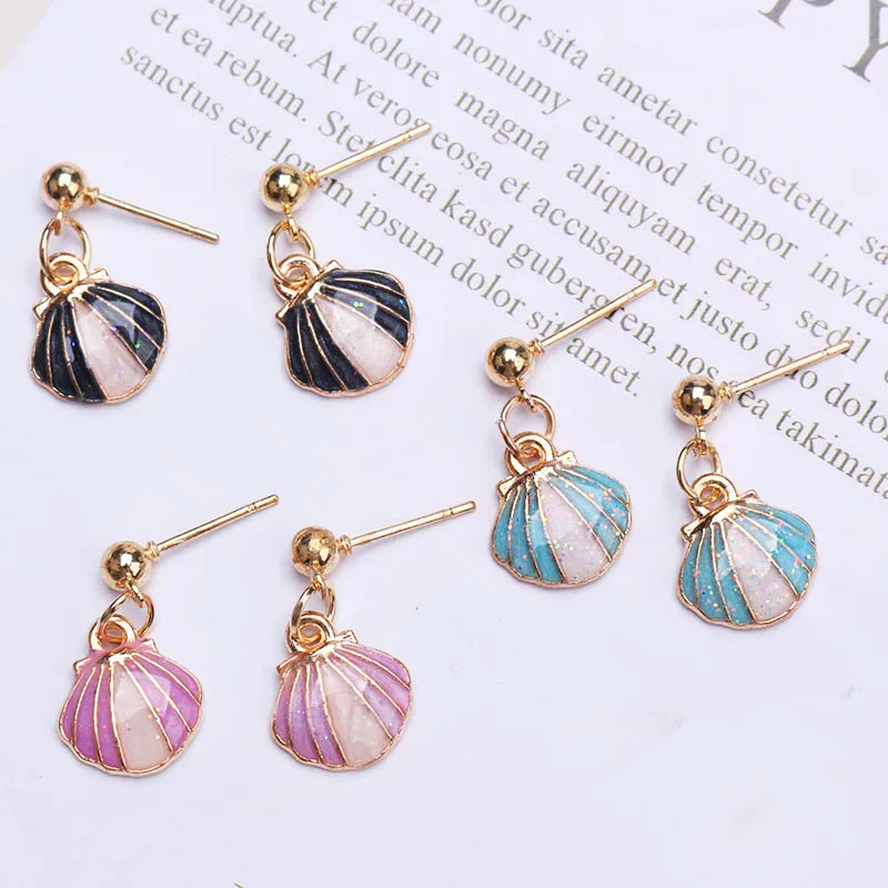 

ES697 Fashion Shell Drop Earrings For Women Girl Cute Jewelry Trendy Summer Boho Style Handmade Shell Earrings Birthday Gifts