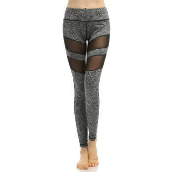 

Spring Summer New Elbows For Fitness Sport Legging Jogging Femme Slimming Pants Mesh Breathable Pantalones Mujer Free Shipping