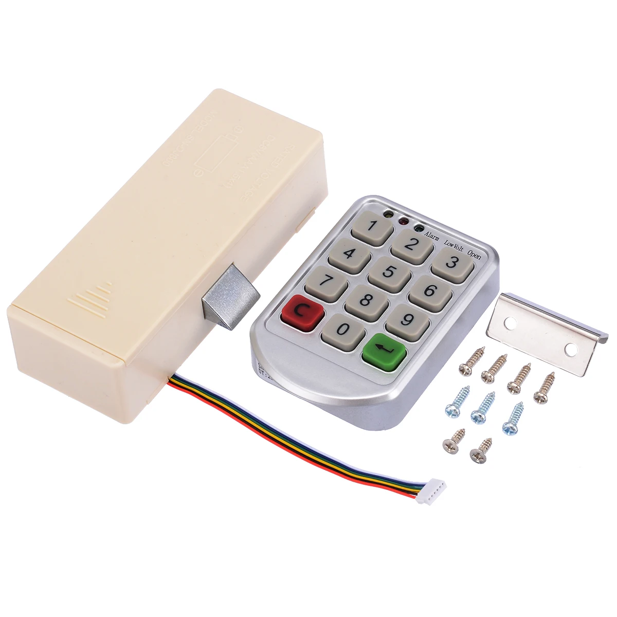 Electronic Digital Password Lock Digital Key Pad Numbers Door Lock Combination Lock for Cabinet Code Password Lock