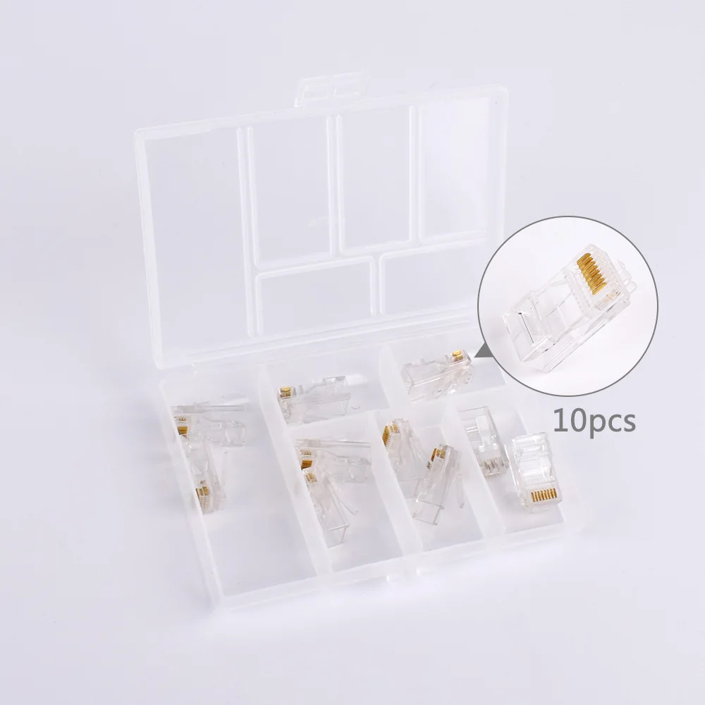 11 шт./компл. портативный набор инструментов для ремонта сети LAN RJ45 RJ11 RJ12 CAT5 CAT5e