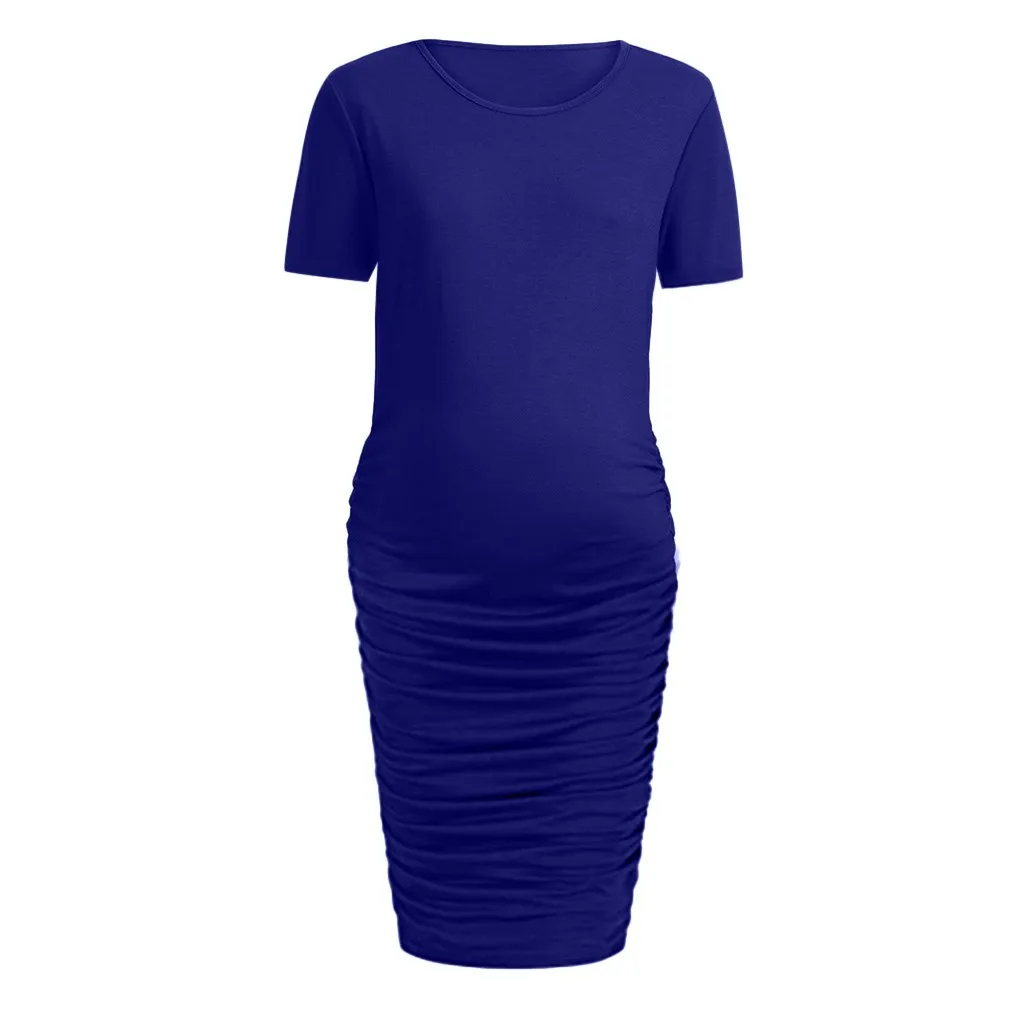 

SZYADEOU Casual Women Pregnancy Dress Maternity Dress Gravida Clothes Robe femme enceinte Vestido embarazada C5