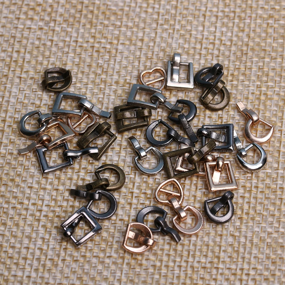 

9PCS Mini Ultra-small Tri-glide Buckle Belt Buckle for BJD/SD Doll Bag Buckles DIY Doll Buckle Shoes Clothes Accessories 7*8MM