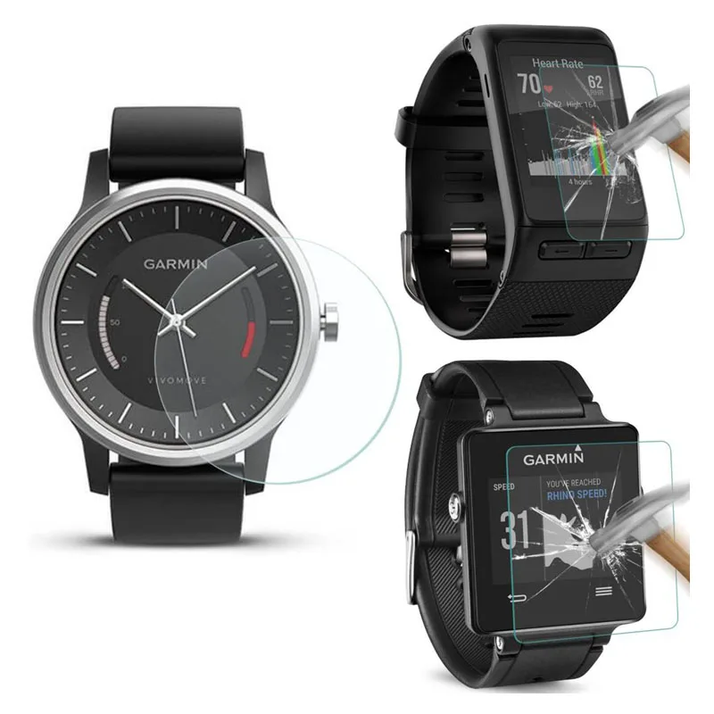 Ультрапрозрачная Защитная пленка для смарт-часов Garmin Vivomove Vivoactive HR 3 закаленное