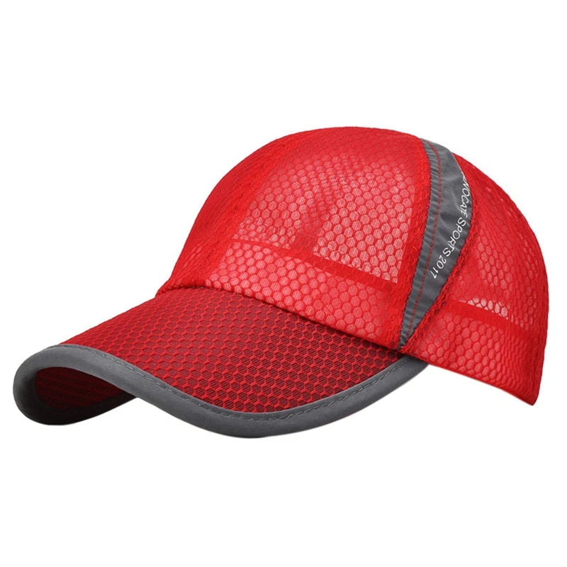 Открытый для мужчин быстросохнущая шляпа кепки летние Солнцезащитная бейсболка chapeu спортивный Бюстгалтер с сеткой бег Кемпинг пеший Туризм s