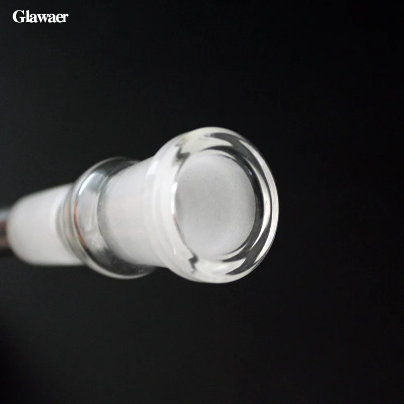 3pcs/lot high borosilicate glass 14.4mm downstem diffuser glass pipe tube hookah shisha accessories