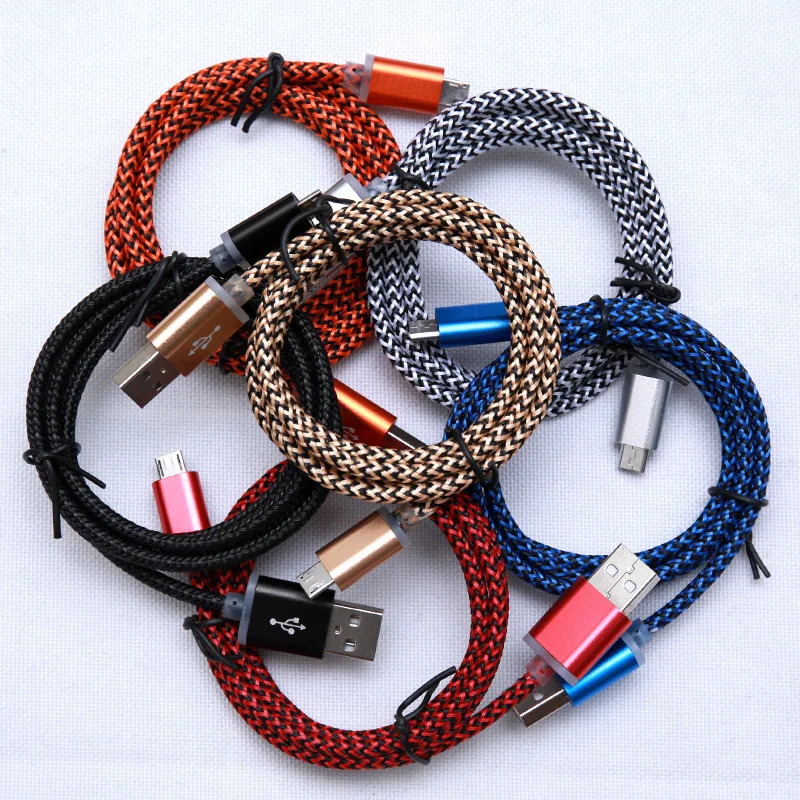 

Micro USB Cable High Speed Data and Charging, Nylon Braided, for Samsung S3 S4 S7 Edge/S7/S6 Edge/S6/S5,Note 5 4, Amazon Kindle