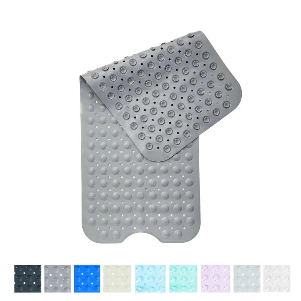 

Extra Long Bathtub Mats Non-Slip Mildew Resistant Anti-Bacterial Extra Long Shower Mat Suction Cup Gripping Bath Mats 40x100CM