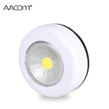 Портативный 3 Вт беспроводной COB светодиодный светильник под шкаф AAA батарея питание сенсорное управление легко установить гостиная кухня настенный светильник