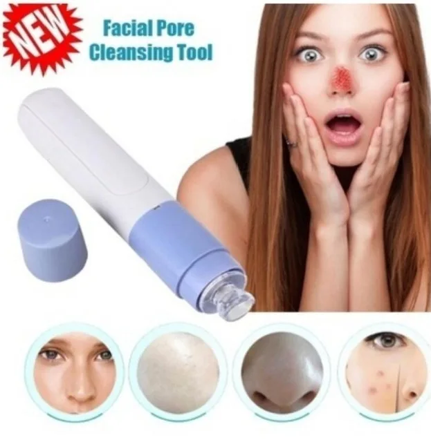 

Mini Electric Facial Pore Cleanser Skin Cleaner Blackhead Vacuum Face Dirt Suck UpAcne Pimple Tool RemoverClean Massage Tools