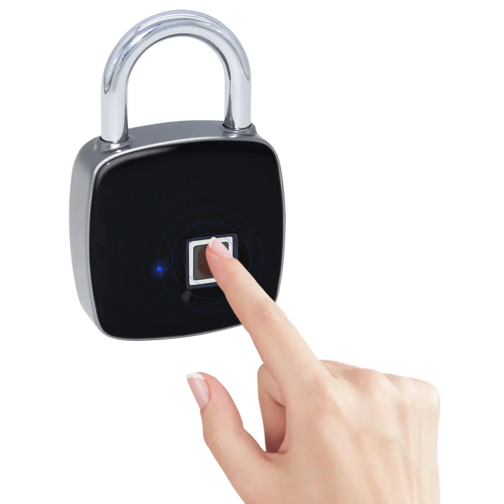 

Smart Keyless Fingerprint Lock Electronic Lock USB Rechargeable IP65 Waterproof Anti-Theft Padlock Door Luggage Case Lock