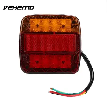 

Vehemo DC 12V 26LED Warning Lights Tail Lights Replacement Rear Lamps Vehicle Automobile Durable Caravan