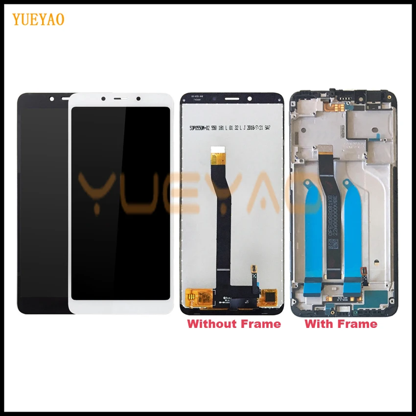 

5.45" 1440*720 AAA Quality LCD For Xiaomi Redmi 6 LCD Display Screen Replacement For Redmi 6A LCD Assembly With Frame Bezel