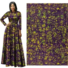 Me-dusa последний Африканский разноцветный вощеная ткань с принтом хлопок Hollandais воск платье своими руками костюм Ткань 6 ярдов/шт Высокое качество