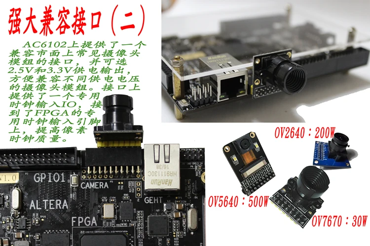 USB3.0 DDR2 Gigabit Ethernet LVDS EP4CE30 FPGA развитию AC6102