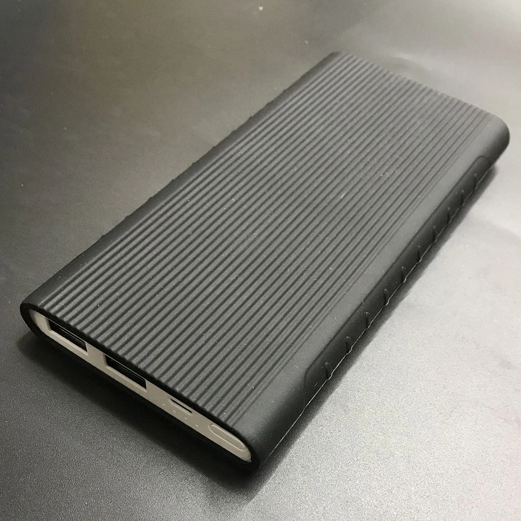 

1 PC New Silicone Protector Case Cover For Xiaomi Power Bank 10000 mAh Dual USB Port Skin Shell Sleeve For Power Bank