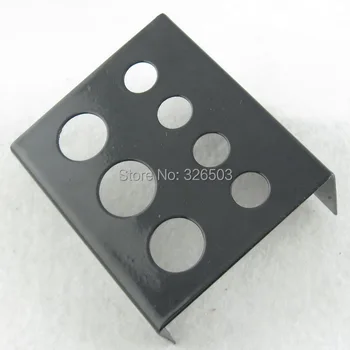

One Black Metal Tattoo Ink Cap Cup Holder For Machine Gun Kit Supply MCHB