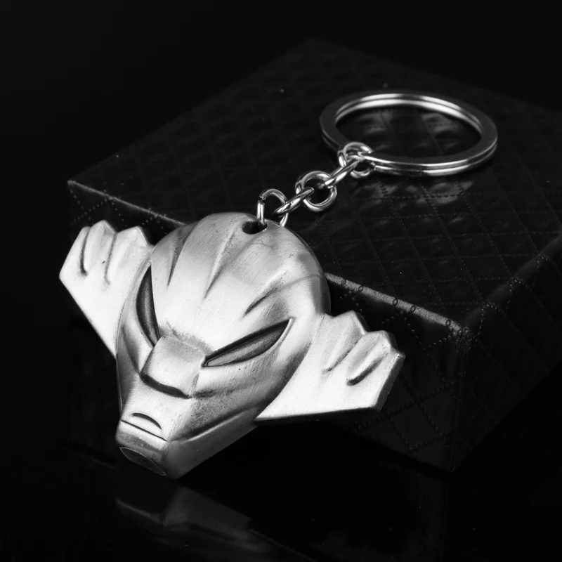 

Anime Jewelry Robot Kotetsu Jeeg Mask Pendants Key Ring Hip Hop Style Keychain Man Women chaveiro