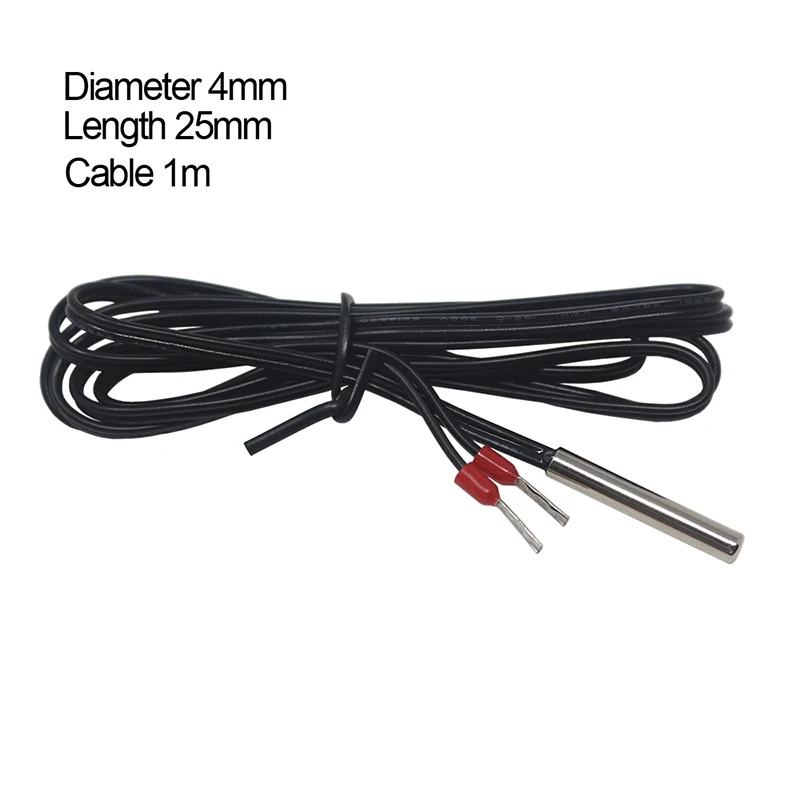 W3230 DC 12V 24V 110 V-220 V AC цифровой регулятор температуры светодиодный дисплей термостат с прибором управления обогревом/охлаждением - Цвет: Probe Line