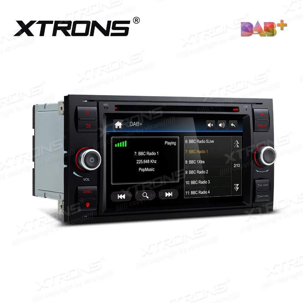 XTRONS 7 дюймов Автомобильный DVD плеер 2 din радио DAB + Canbus GPS навигации для Ford S Max Fusion 2006