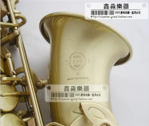 

SELMER R54 E flat alto saxophone cyan wire drawing professional grade shipping