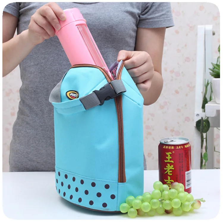 Online Preservation Thick Ice Insulation Bags Lunch Bag Box Portable Hand Carry Pack Polka Dot Bottle Package Aliexpress Mobile Carry Ice Pack Polka Dot Bottle Package