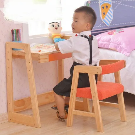 Детская мебель, наборы, детская мебель сосна Массив дерева стол+ стул наборы детский стул и исследование таблице минималистский два стиль Горячие