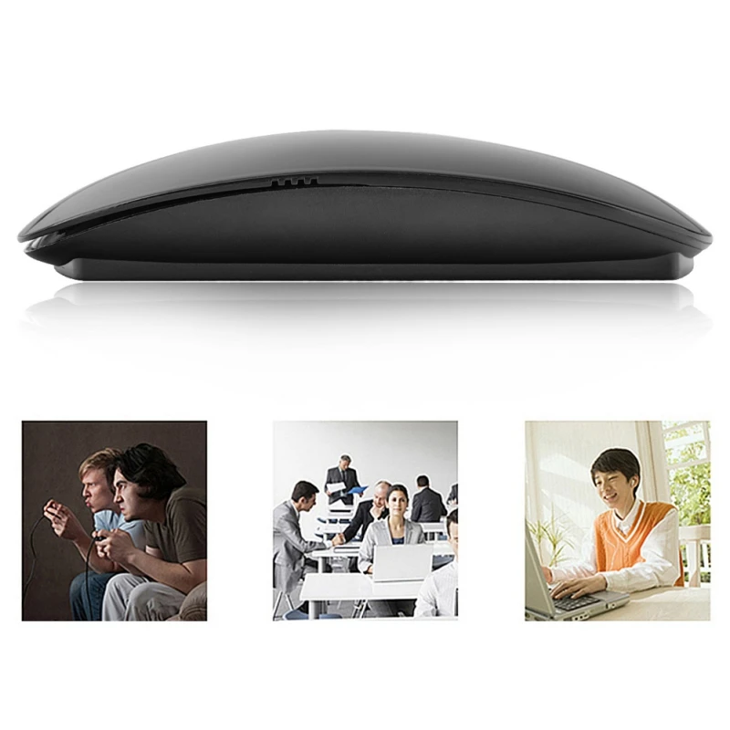 Мини Простой Портативный оптический usb-ресивер беспроводной мыши Multi Touch мышь с прокруткой для ноутбука Apple Macbook