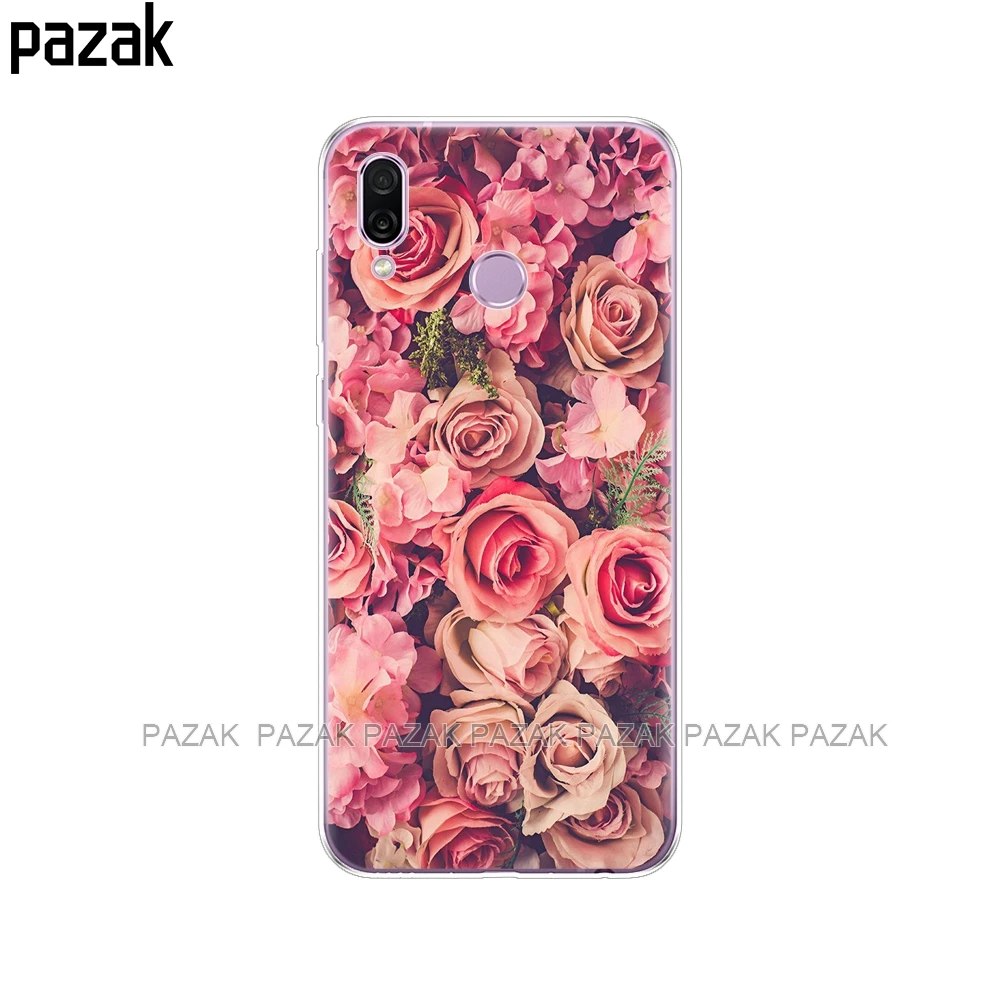 34372 Мягкий силиконовый чехол для huawei Honor Play 6,3 ''мягкая термополиуретановая накладка на заднюю панель чехол s для huawei Honor Play чехол etui сумки бампер - Цвет: 34372
