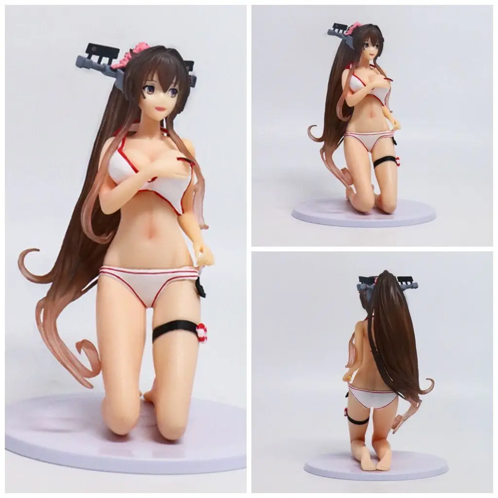 17 см Japaense Сексуальная Аниме Фигурка kantai Коллекция Yamato на коленях ver фигурка