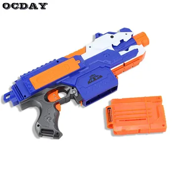 OCDAY Electric Gun Plastic Sniper Rifle Toy Gun Super Far Range Soft Bullet Bursts Gun Outdoors Toy Gift Toys Guns For Children