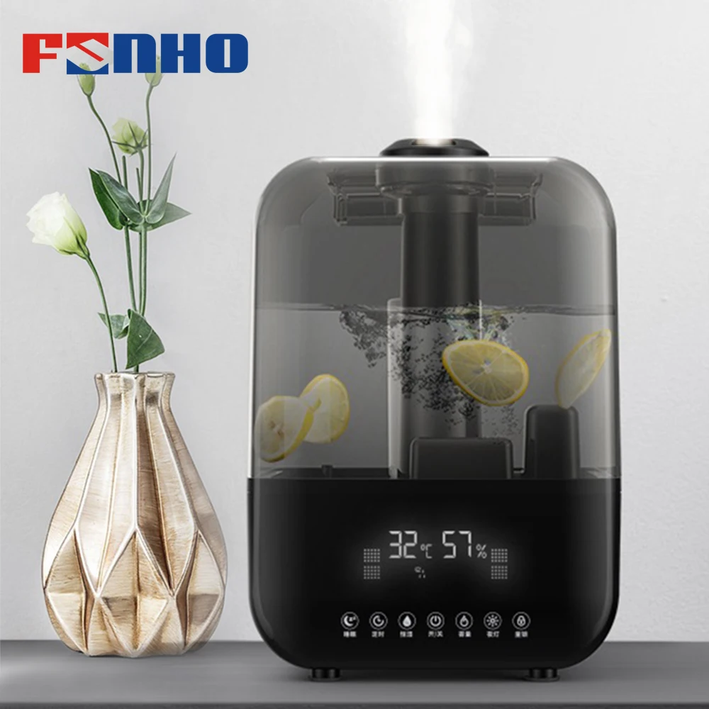 

FUNHO 5L Large Capacity Remote Control Air Humidifier Timing Comfort Humidify Purifier Essential Oil Fruit Floral Mist Maker