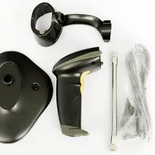 Новинка 2016 1 шт. POS USB Автоматический Портативный лазера считыватель штрих-кода сканирования сканер + подставка держатель Бесплатная доставка