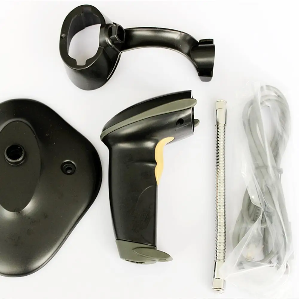 Etmakit 1Pc POS USB Automatic Portable Laser Barcode Bar Code Reader Scanning Scanner + Holder