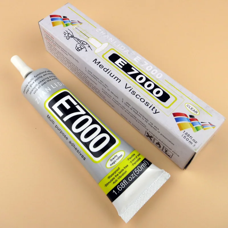 

E7000 Glue 50ml E-7000 Clear Adhesive Stronger Multi Purpose Frame Sealant Touch Screen Diy Craft Jewelry Jewelery Glass Diy